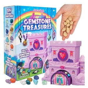 Just My Style Multicolor Jewelry Castle Gemstone Treasures Princess Kit